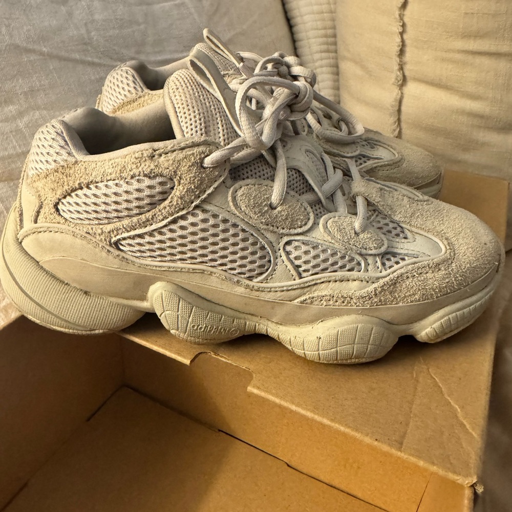 Kids Beige Sneakers